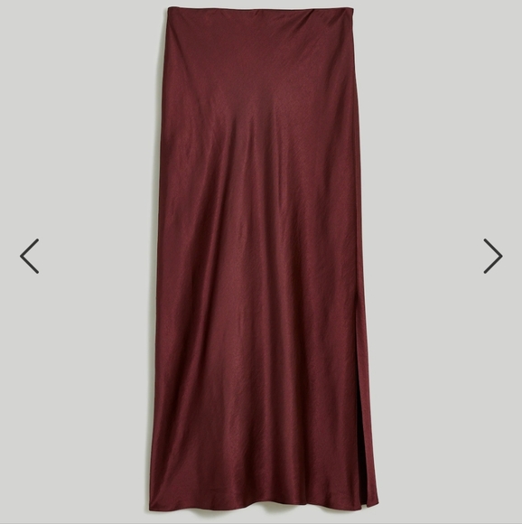 NWT MADEWELL SILKY MAXI SLIP SKIRT SIZE 8 - Picture 4 of 13